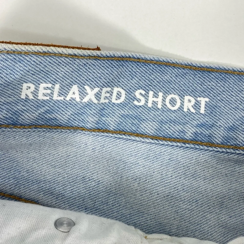 J. Crew BF381 Waterside Light Blue Wash Relaxed Denim Cutoffs Jean Shorts 29 - Picture 9 of 15